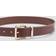 Mango Stitched Belt With Square Buckle - Brown