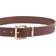 Mango Stitched Belt With Square Buckle - Brown