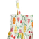 H&M Sleeveless Romper Suit - Light Beige/Fruits (1288114002)