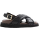 River Island Womens Cross Strap Chunky Sandals - Black