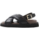 River Island Womens Cross Strap Chunky Sandals - Black