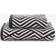 Dunelm Geo Cotton - Guest Towel Black (90x50cm)