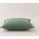 Dunelm Westcott Cotton Velvet Slub Square Cushion Complete Decoration Pillows Green (43x43cm)