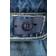 H&M Carpenter Shorts in Loose Fit - Dark Denim Blue (1273026004)