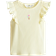 H&M Embroidered Motif Vest Top - Light Yellow/Ice Cream (1300771001)