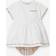Burberry Childrens Check Trim Cotton Dress with Bloomers - White