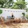 OutSunny 4 Pieces Wooden Garden Furniture with Cushions Teak Outdoor Lounge Set