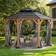 Sunjoy Curtain For Cedar Wood Gazebo 395cm x 395cm Grey
