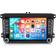 Camecho Android Bilradio För VW GPS Navigering 7 Tum HD