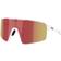 Bliz Cykelbriller Brown Red/Mirror Lens - Matte White