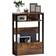 Homcom Narrow Side with Storage Small Table