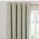 Dunelm Frankie Herringbone Blackout Eyelet Curtains - Green 228x228cm