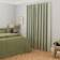Dunelm Frankie Herringbone Blackout Eyelet Curtains - Green 228x228cm