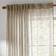 Yard Cirrus Sheer Tab Top Linen Curtain Panel 250 x 290 cm - Cream 140x250cm