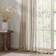 Yard Cirrus Sheer Tab Top Linen Curtain Panel 250 x 290 cm - Cream 140x250cm