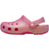 Crocs Kid's Classic Glitter Clogs - Dragon Fruit