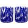 Hestia Blue Tortoise Shell Glass Set of 2 Tumbler
