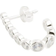 Ragbag Oda Earring - Silver/Transparent
