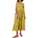 ASOS DESIGN Drop Waist Maxi Dress - Olive