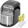 Homcom Ice Maker Machine with 2 Ice Cube Sizes 9 Cubes Ready in 6 to 12Mins Black