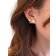 Shein 2024 Valentine's Day New Arrival Acrylic Heart Earrings With 3d Sequins And Liquid Sand Design, Personalized, Fashionable And Vintage Dangle Earrings