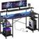 Inbox Zero Yateley Black Writing Desk 52x140cm
