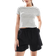 New Look Linen Blend Drawstring Waist Shorts - Black