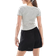 New Look Linen Blend Drawstring Waist Shorts - Black