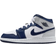 Nike Air Jordan 1 Mid GS - White/Neutral Grey/Gum Medium Brown/Midnight Navy