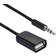3.5mm - USB A Adapter M-F 1m