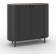 Elements Griffin Black Sideboard 100x90cm