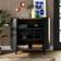 Elements Griffin Black Sideboard 100x90cm