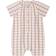 Garbo&Friends Seersucker Onesie - Check Carnation