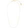 Orelia Fine Wave Chain Necklace - Gold