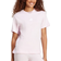 adidas Women's Essentials 3 Stripes Cotton Tee - Clear Pink/White