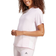 adidas Women's Essentials 3 Stripes Cotton Tee - Clear Pink/White