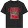 Shein Tween Girl Casual Leopard & Cherry Print Round Neck Short Sleeve T-Shirt - Colorful
