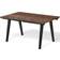 Nimara Madelina Lacquered Oak Veneer In Smoked Oak Spisebord 90x240cm