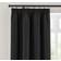 Dunelm Luna Brushed Blackout Pencil Pleat Curtains 117x137cm