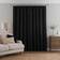 Dunelm Luna Brushed Blackout Pencil Pleat Curtains 117x137cm