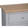 Home Source Fully Assembled Storage Grey Chest of Drawer 130x82cm