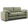 Dunelm Magnus Vintage Chenille Soft Green Sofa 198cm 3 Seater
