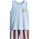 H&M 2-Delat Set Med Tanktop Och Shorts - Ljusblå/Fisk