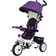 Homcom 6 in 1 Kids Trike with Parent Handle Purple
