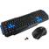 Jedel WS-880B Wireless Gaming Keyboard and 3 Button Mouse 2.4GHz with Nano USB Black