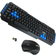 Jedel WS-880B Wireless Gaming Keyboard and 3 Button Mouse 2.4GHz with Nano USB Black