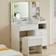 Metro Lane With Light Lulb 130 cm H x 87 cm W x 36 cm D Dressing Table 36x87cm