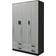 URBN Living Modern 3 Door 4 Storage Black/Ash Grey Wardrobe 108x180cm