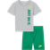 Nike Graphic T-Shirt and Shorts Set - Green