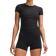 Lululemon All It Takes Back Twist Ribbed Short Sleeve Shirt - Black